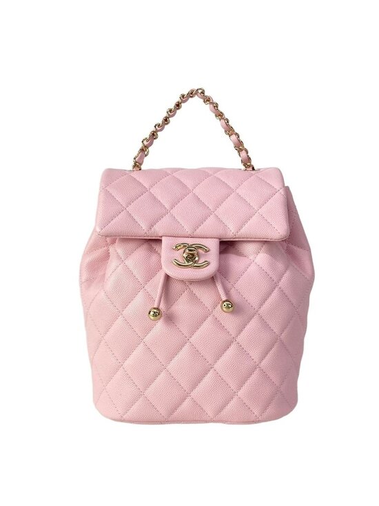 Chanel Backpack Quilted Light Pink main image 12